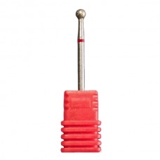 Diamond “ball” end mill, red, diameter 3.5 mm – 001 035R 