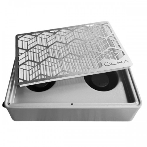 ULKA BEE Tabletop dust collector with HEPA filter, grey