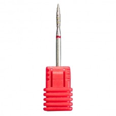 Diamond “flame” bur with a diameter of 2.1 mm, red TORNADO – 243 021 LXR