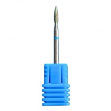 Diamond “flame” end mill, blue, diameter 2.1 mm – 243 021B 