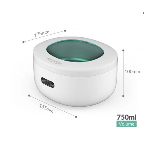 Ultrasonic bath for manicure tools F6 with display