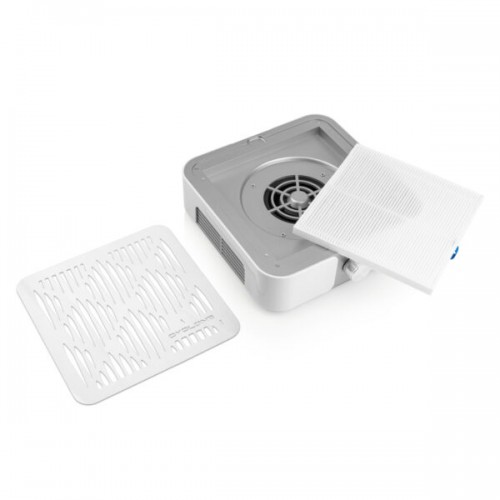 CYCLONE X tabletop dust collector with HEPA filter, SILVER