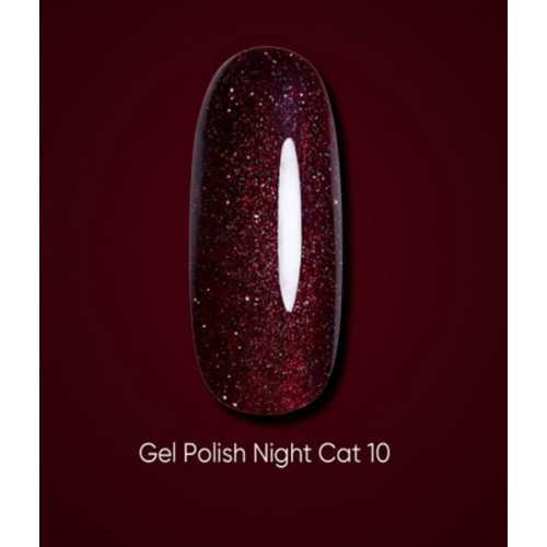 Гел лак Dark Night Cat №10 6 мл