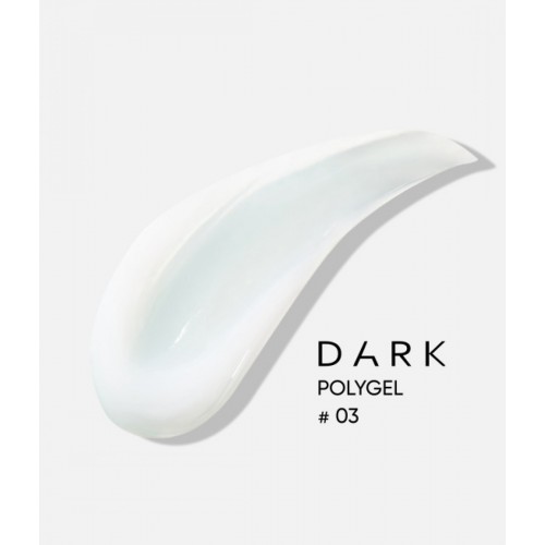 DARK Polygel №1 30 ml Milky (Jar)