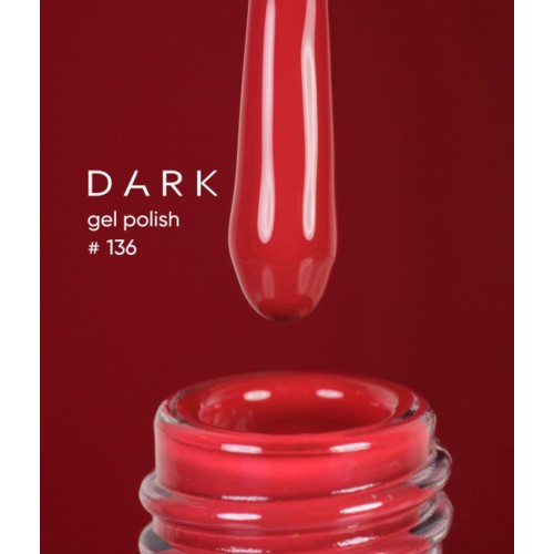 Dark gel polish №136 10 ml