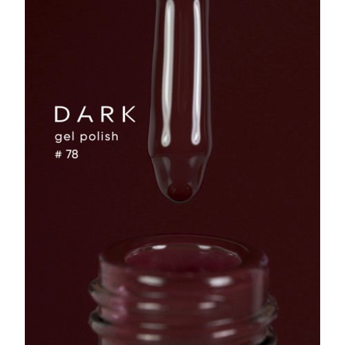 Dark gel polish №78 10 ml