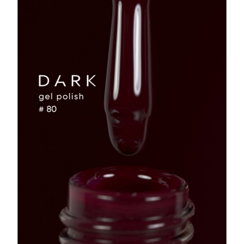 Dark gel polish №80 10 ml