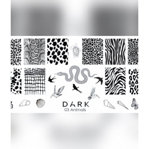 Dark Stamping Plate 03