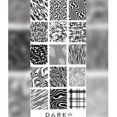 Dark Stamping Plate 08