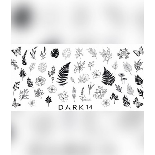 Dark Stamping Plate 14
