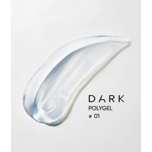 DARK Polygel №1 30 ml Transparent (Jar)