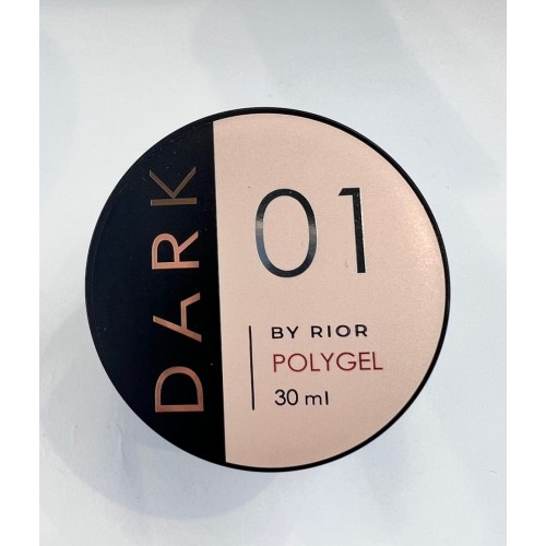 DARK Polygel №1 30 ml Transparent (Jar)