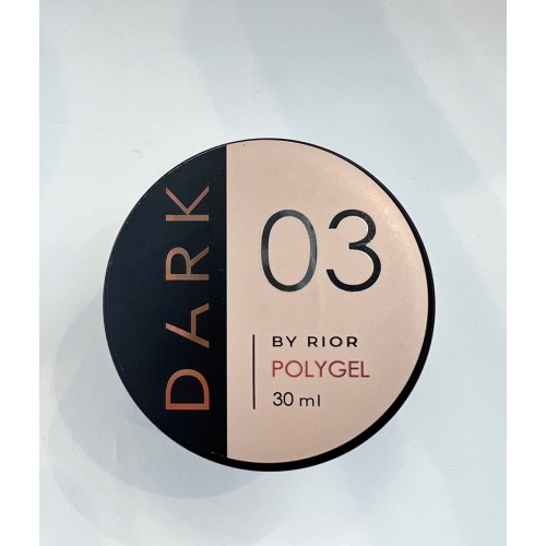 DARK Polygel №1 30 ml Milky (Jar)
