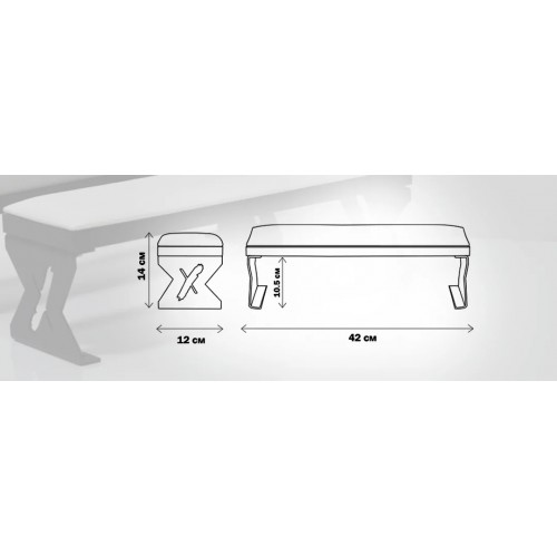 SHEMAX Palm rest, gray
