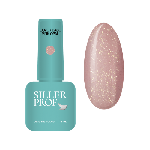 Кавер база Siller Cover Base Pink Opal, PINK, 15мл