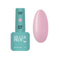 Камуфлажно основно покритие за гел лак Siller Base Cover, 15 ml, цвят 07