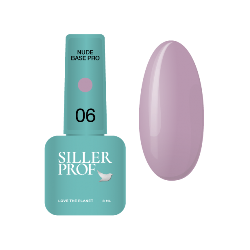 Кавер база цветная Siller Nude Base Pro №6, 15 ml