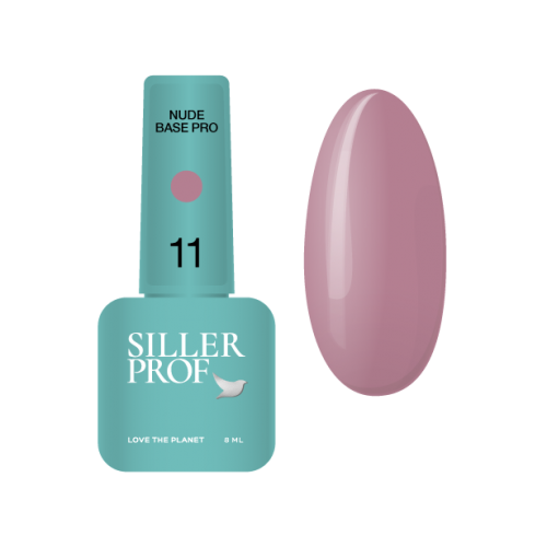 Кавер база цветная Siller Nude Base Pro №11, 15 ml