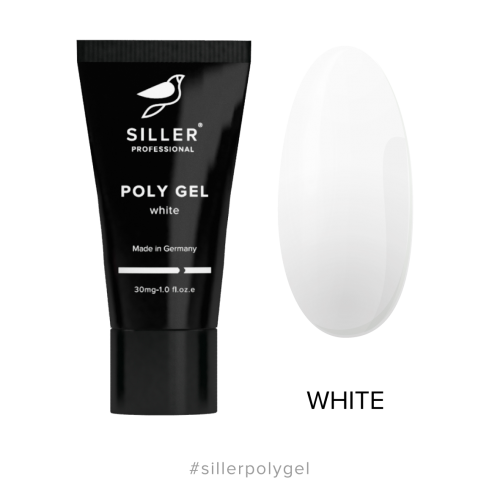 Siller Poly Gel WHITE, 30 ml