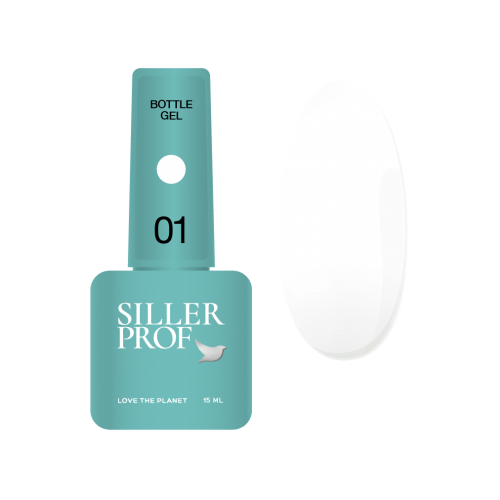 Гель для ногтей Siller Bottle Gel №01, 15 мл