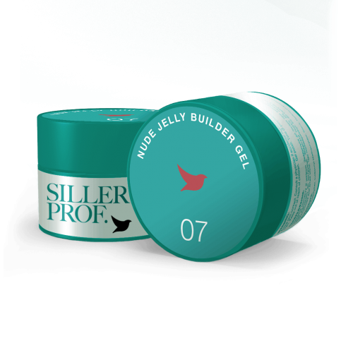 Гель для ногтей Siller Nude Jelly Builder Gel №07, 15 мл