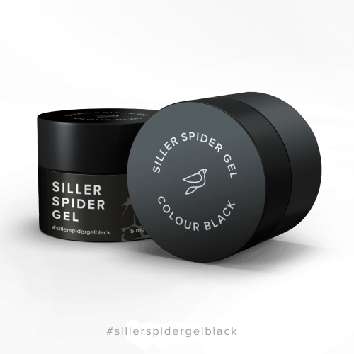 Siller Spider Gel Black, 5 ml