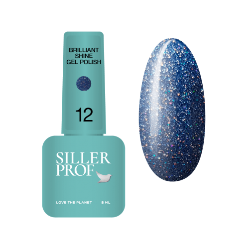 Гель-лак для ногтей Siller Brilliant Shine №12, 8 мл