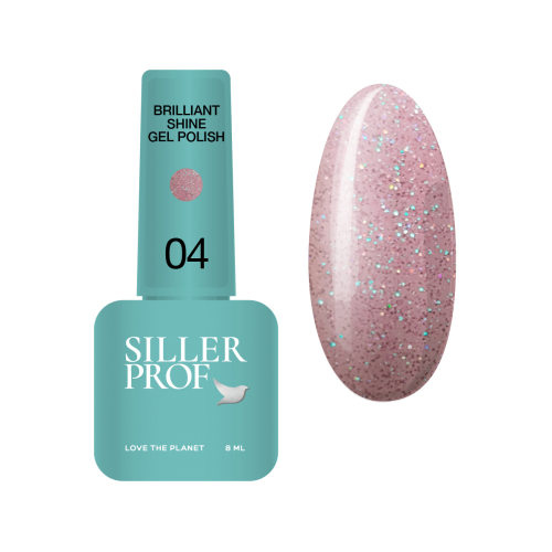 Гель-лак для ногтей Siller Brilliant Shine №04, 8 мл
