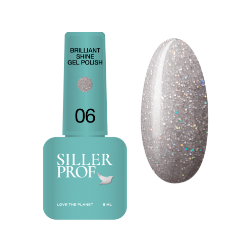 Гель-лак для ногтей Siller Brilliant Shine №06, 8 мл