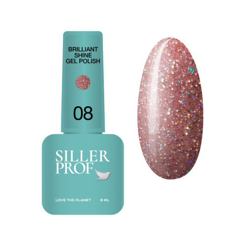 Гель-лак для ногтей Siller Brilliant Shine №08, 8 мл