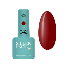 Гель-лак Siller №42 (глубокий бордовый), 8 мл