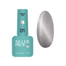 Гель-лак для ногтей Siller Magic Cat Gel Polish №01, 8 мл