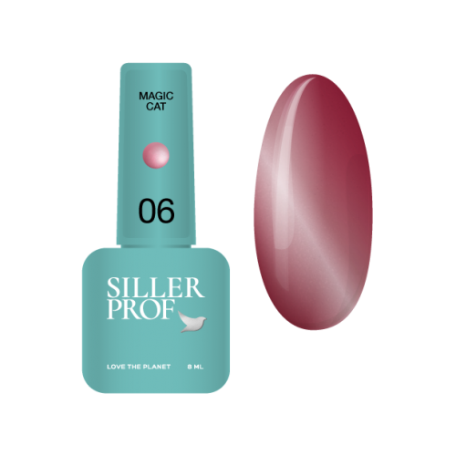 Гель-лак для ногтей Siller Magic Cat Gel Polish №06, 8 мл