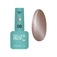 Гель-лак для ногтей Siller Magic Cat Gel Polish №08, 8 мл