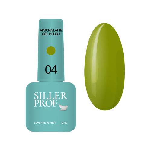 Гель-лак для ногтей Siller Matcha Latte №04, 8 мл