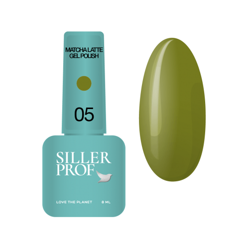 Гель-лак для ногтей Siller Matcha Latte №05, 8 мл