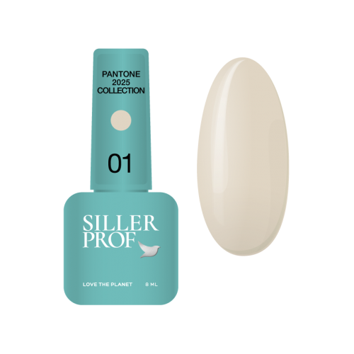 Гель-лак для ногтей Siller Pantone №01, 8 мл