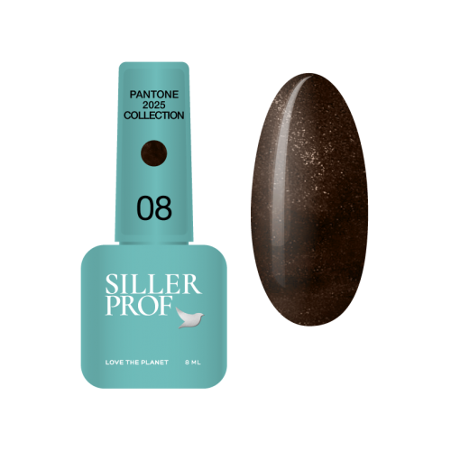 Гель-лак для ногтей Siller Pantone №08, 8 мл