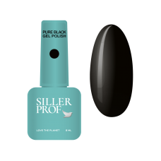 Гель-лак Siller Pure Black (чернее черного), 8 мл
