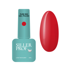 Гель-лак Siller Pure Red (чистый красный), 8 мл