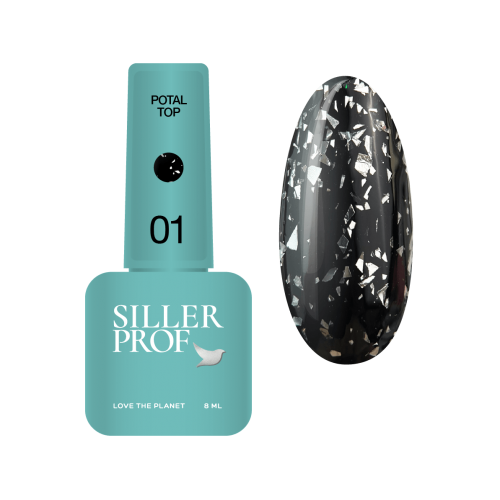 Siller Potal Top No Wipe №1, 8 ml