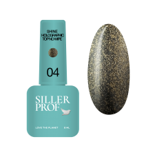 Siller Shine Holografic Top No Wipe №4, 8 ml