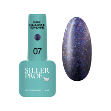 Siller Shine Holografic Top No Wipe №7, 8 ml