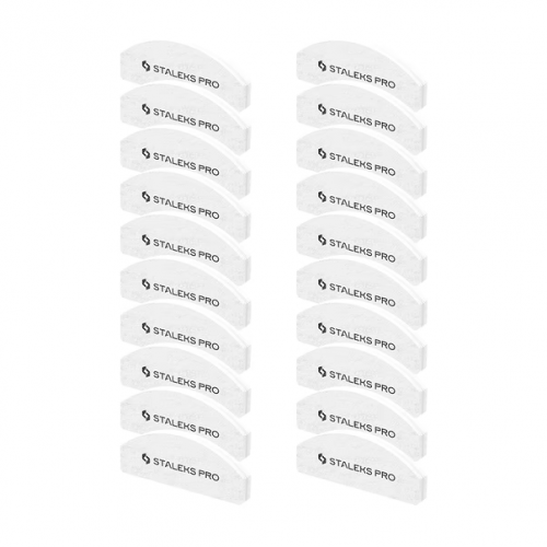 Crescent Nail Buffers 100/180 grit Staleks Pro mini EXPERT 41 20 pcs (disposable)
