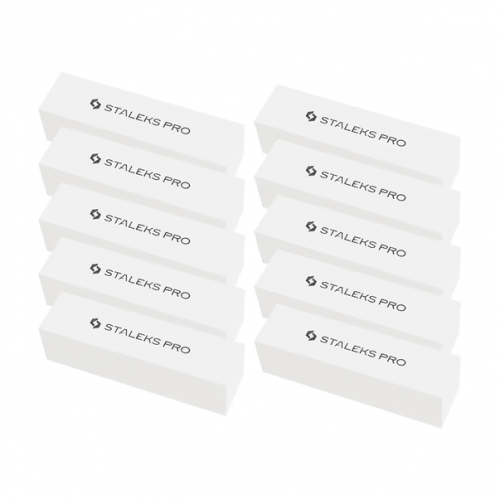 Manicure Buffers 150 grit Staleks Pro EXPERT 51 Rectangular 10 pcs (disposable)