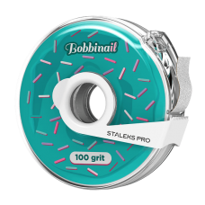 Replaceable White Abrasive Belt in Plastic Bobbin 100 grit STALEKS PRO EXPERT