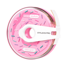 Replaceable papmAm White Abrasive Belt with Clip 180 grit STALEKS PRO EXPERT