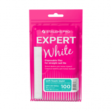 Soft White Replacement Files for Straight Base 100 grit STALEKS PRO EXPERT 20 30 pcs