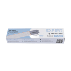 White papmAm Replacement Files for Straight Base 180 grit STALEKS PRO EXPERT 22 50 pcs