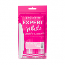 Soft White Replacement Files for Crescent Base 180 grit STALEKS PRO EXPERT 40 30 pcs